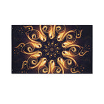 Light Fractal Print Polyester Flag