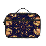 Light Fractal Print Portable Lunch Bag