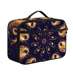Light Fractal Print Portable Lunch Bag