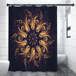 Light Fractal Print Premium Shower Curtain