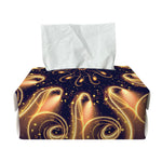 Light Fractal Print Rectangle Tissue Box Cover