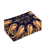Light Fractal Print Rectangle Tissue Box Cover