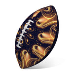 Light Fractal Print Rugby Ball