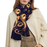 Light Fractal Print Scarf