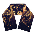 Light Fractal Print Scarf