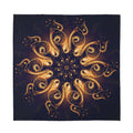 Light Fractal Print Silk Bandana