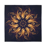 Light Fractal Print Silk Bandana