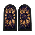 Light Fractal Print Skillet Handle Cover