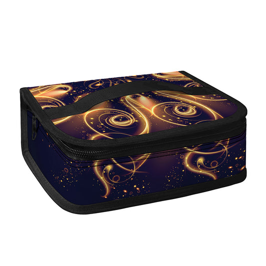 Light Fractal Print Small Lunch Bag