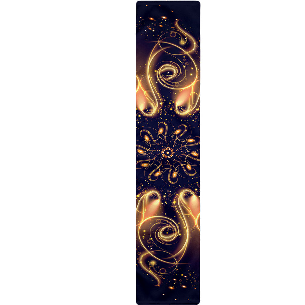Light Fractal Print Table Runner