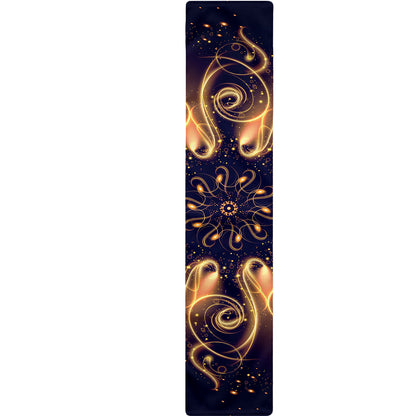 Light Fractal Print Table Runner