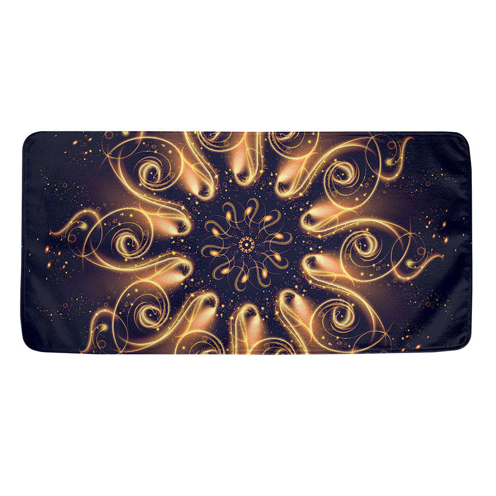 Light Fractal Print Towel
