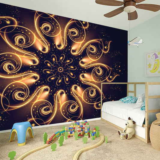 Light Fractal Print Wall Sticker