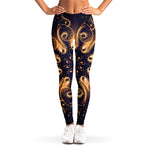 Light Fractal Print Women's Leggings