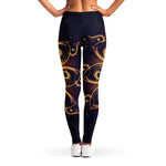 Light Fractal Print Women's Leggings