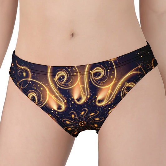 Light Fractal Print Women's Panties