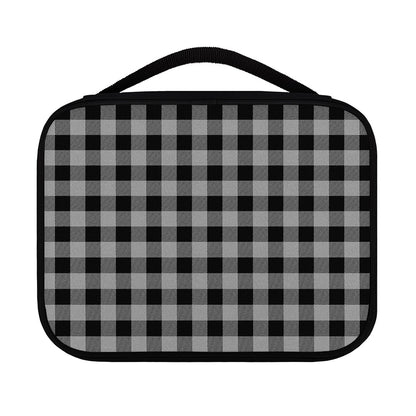 Light Grey And Black Buffalo Check Print Classic Bible Case