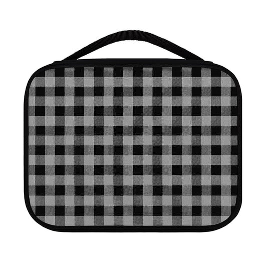 Light Grey And Black Buffalo Check Print Classic Bible Case
