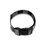 Light Grey And Black Buffalo Check Print Dog Collar