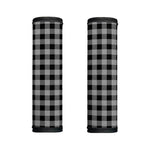 Light Grey And Black Buffalo Check Print Handle Covers
