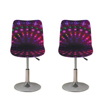 Light Mandala Print Bar Stool Covers