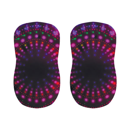 Light Mandala Print Bar Stool Covers