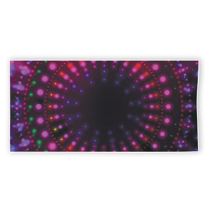 Light Mandala Print Beach Towel