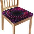 Light Mandala Print Chair Cushion Cover