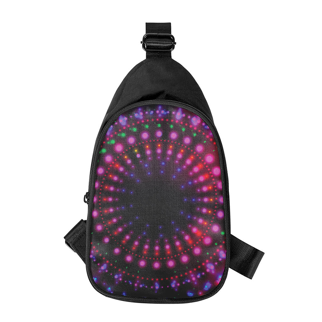 Light Mandala Print Chest Bag
