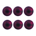 Light Mandala Print Coaster Set