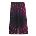Light Mandala Print Cotton Front Slit Maxi Skirt