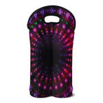 Light Mandala Print Double Neoprene Wine Tote