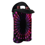 Light Mandala Print Double Neoprene Wine Tote