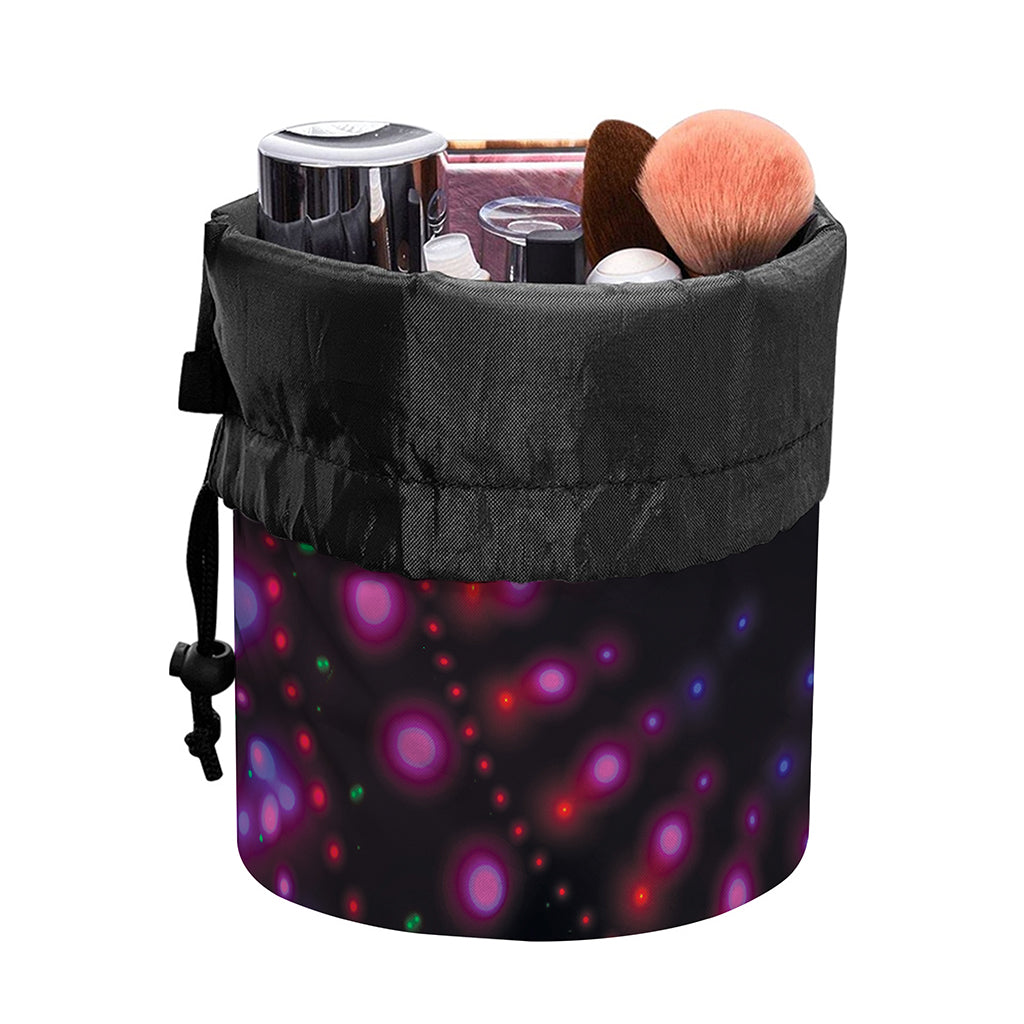 Light Mandala Print Drawstring Makeup Bag