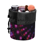 Light Mandala Print Drawstring Makeup Bag
