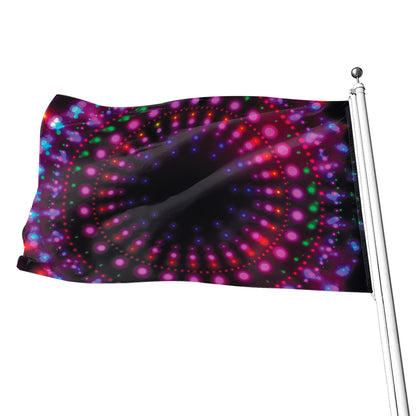 Light Mandala Print Flag