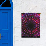 Light Mandala Print Garden Flag