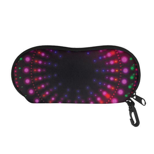 Light Mandala Print Glasses Case