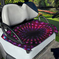 Light Mandala Print Golf Cart Seat Cover