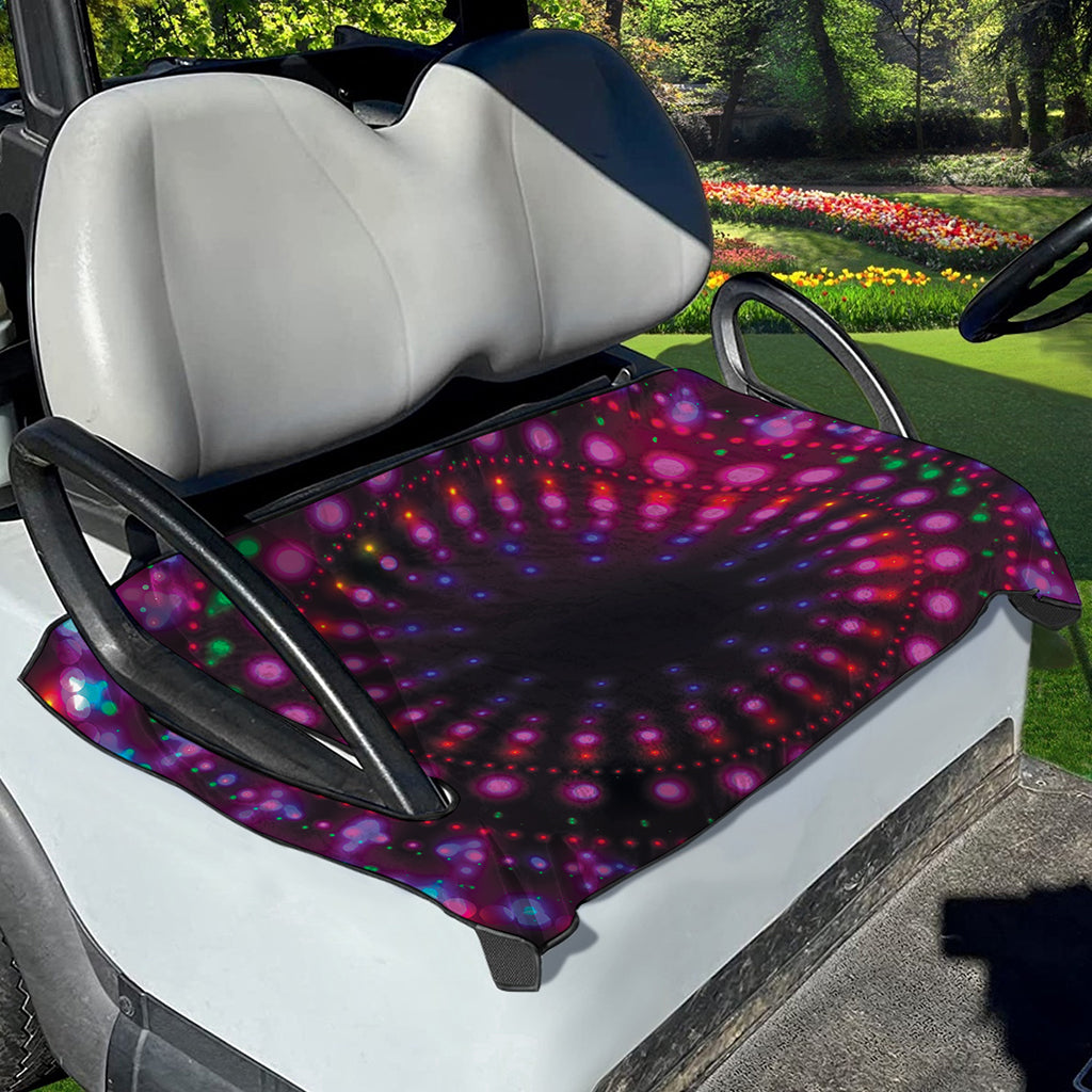 Light Mandala Print Golf Cart Seat Cover