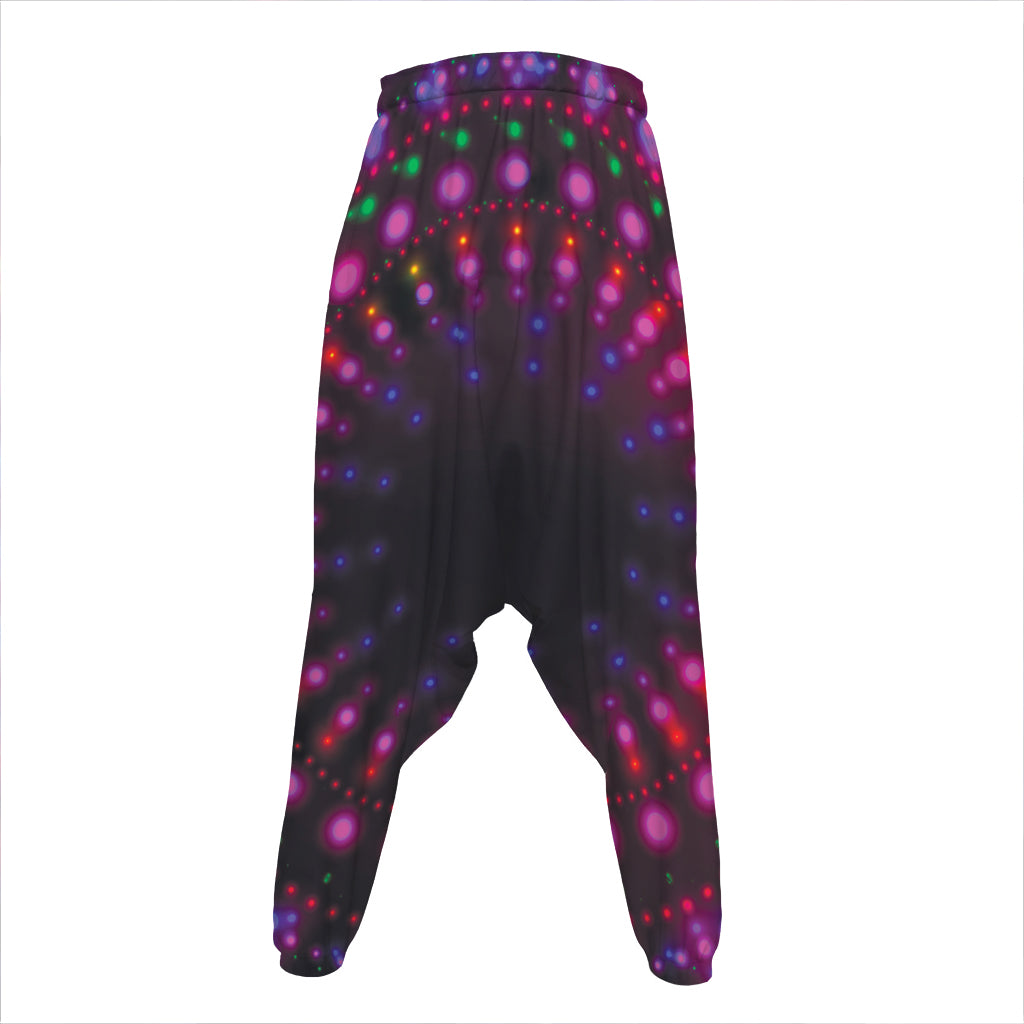 Light Mandala Print Hammer Pants