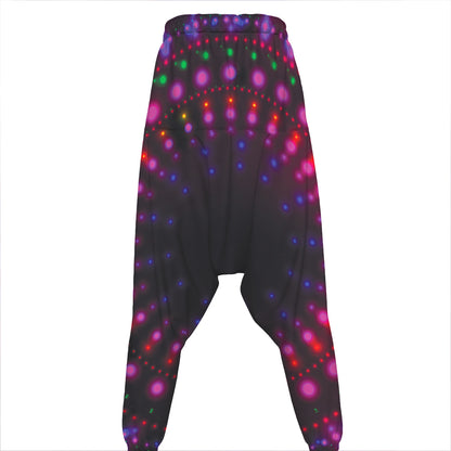 Light Mandala Print Hammer Pants