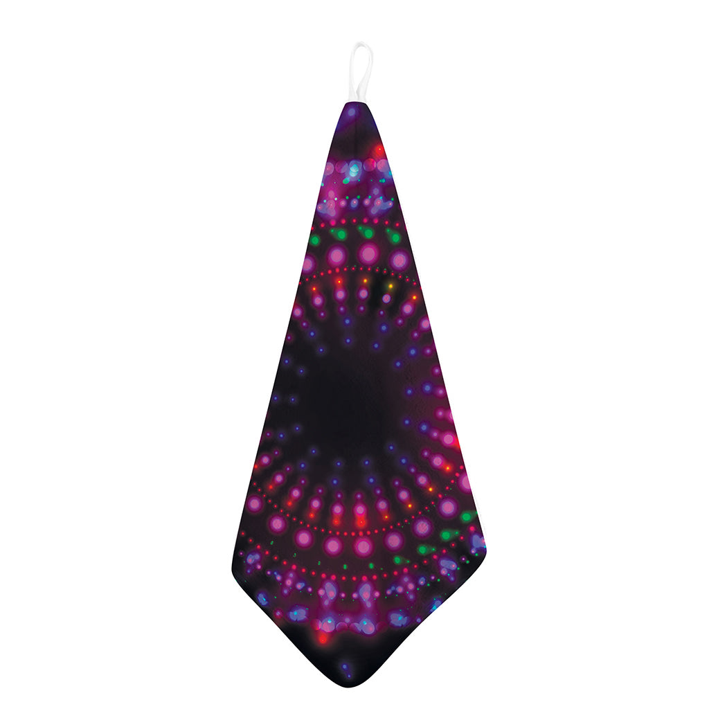 Light Mandala Print Hand Towel