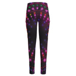 Light Mandala Print High-Waisted Pocket Leggings