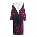 Light Mandala Print Hooded Bathrobe