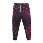 Light Mandala Print Jogger Pants