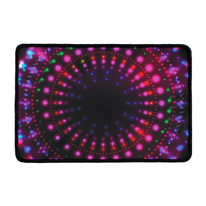 Light Mandala Print Kitchen Mat