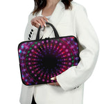 Light Mandala Print Laptop Sleeve With Handle