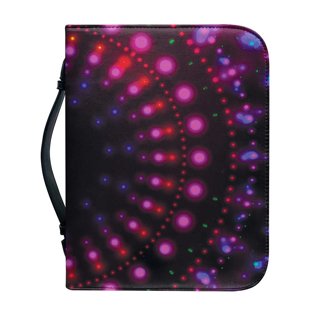 Light Mandala Print Leather Bible Cover