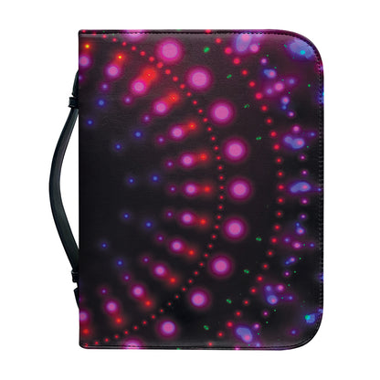 Light Mandala Print Leather Bible Cover